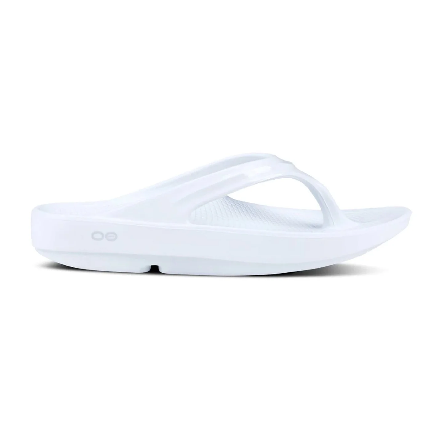 Women's OOFOS OOlala Sandal, White, 6 B Medium