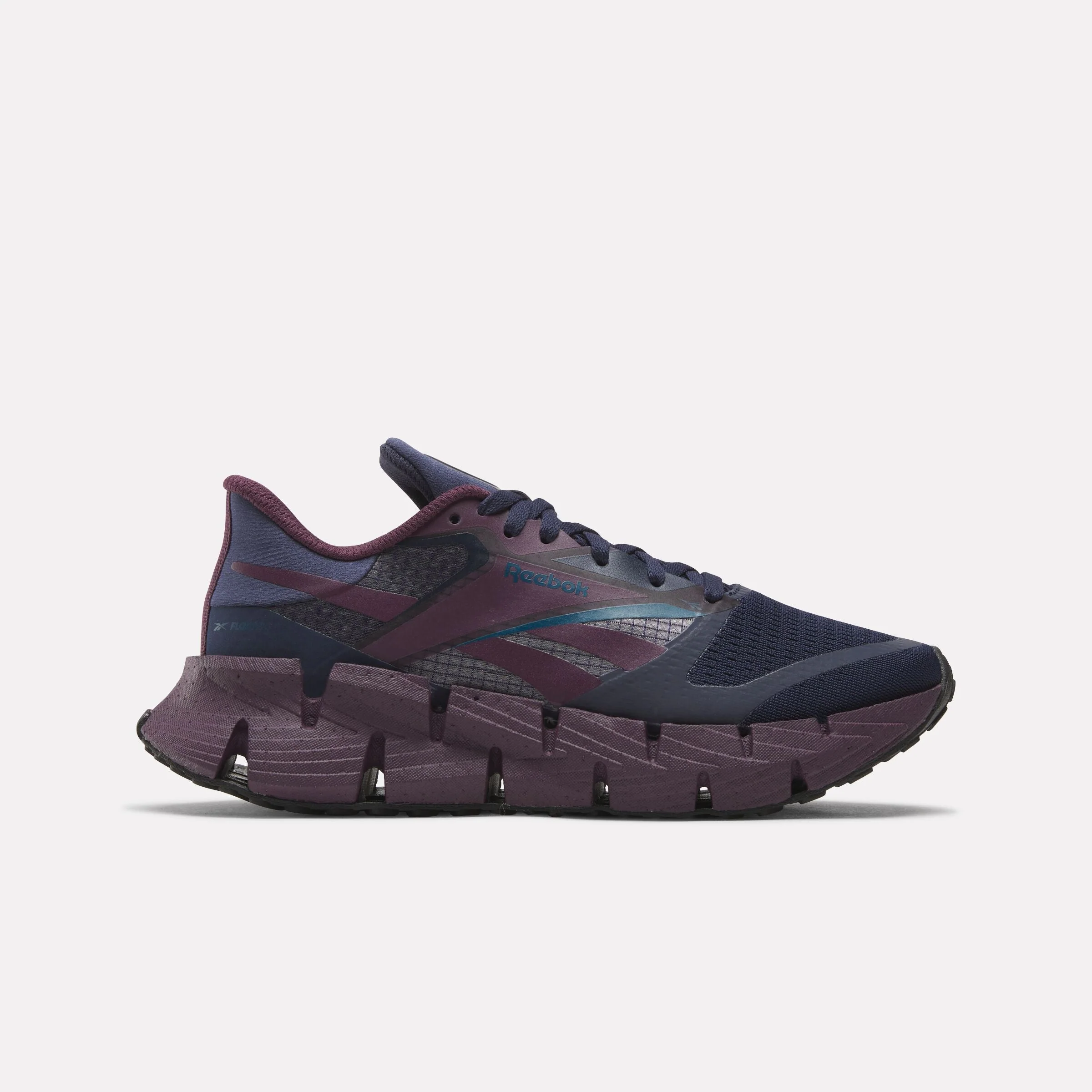 Women's Reebok Floatzig 1, Vector Navy/Plum/Escape Blue, 10 B Medium