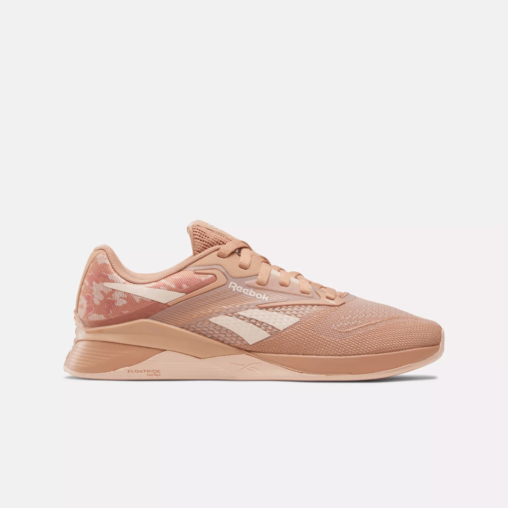 Women's Reebok Nano X4, Clay/Washed Clay/White, 10.5 B Medium