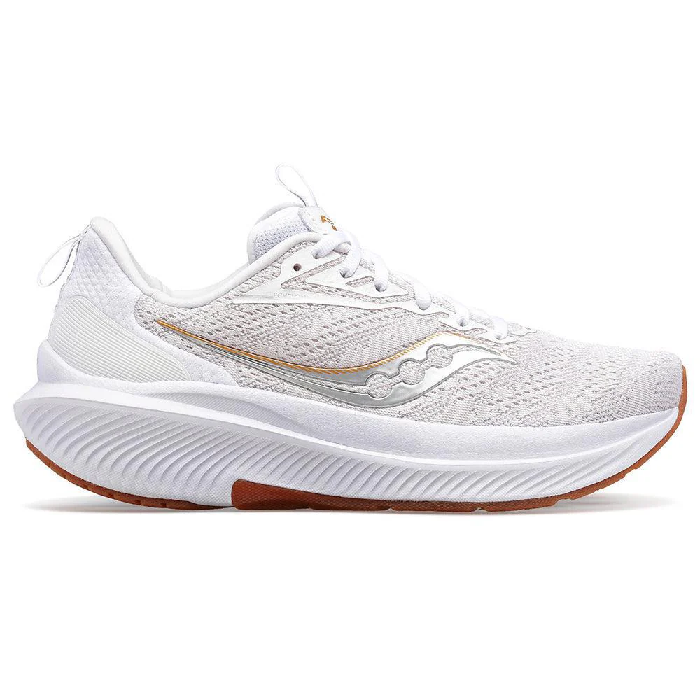 Women's Saucony Echelon 9, White/Gum, 6 B Medium