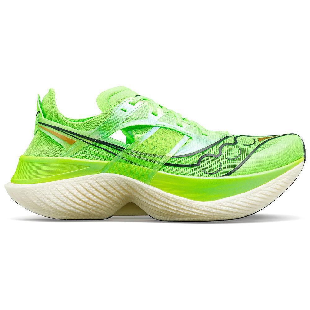 Women's Saucony Endorphin Elite, Slime, 8 B Medium