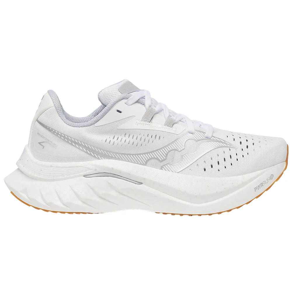 Women's Saucony Endorphin Speed 4, White/Gum, 8 B Medium