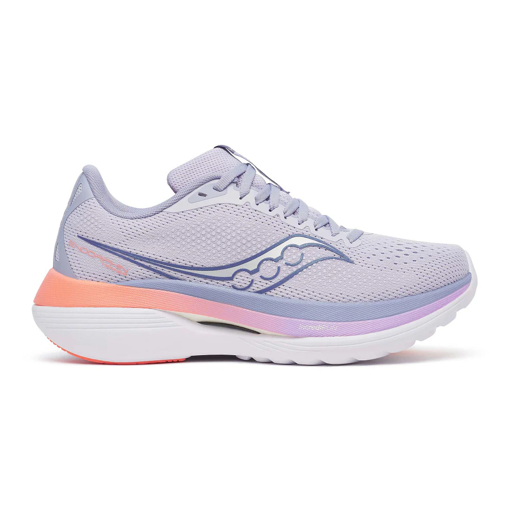 Women's Saucony Endorphin Trainer, Aster/Marine, 7 B Medium