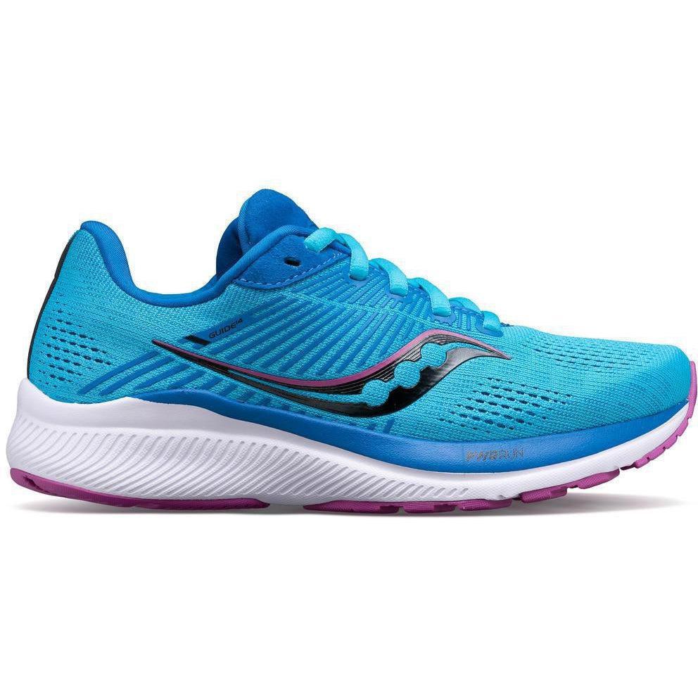 Women's Saucony Guide 14, Blue Blaze/Berry, 5 B Medium