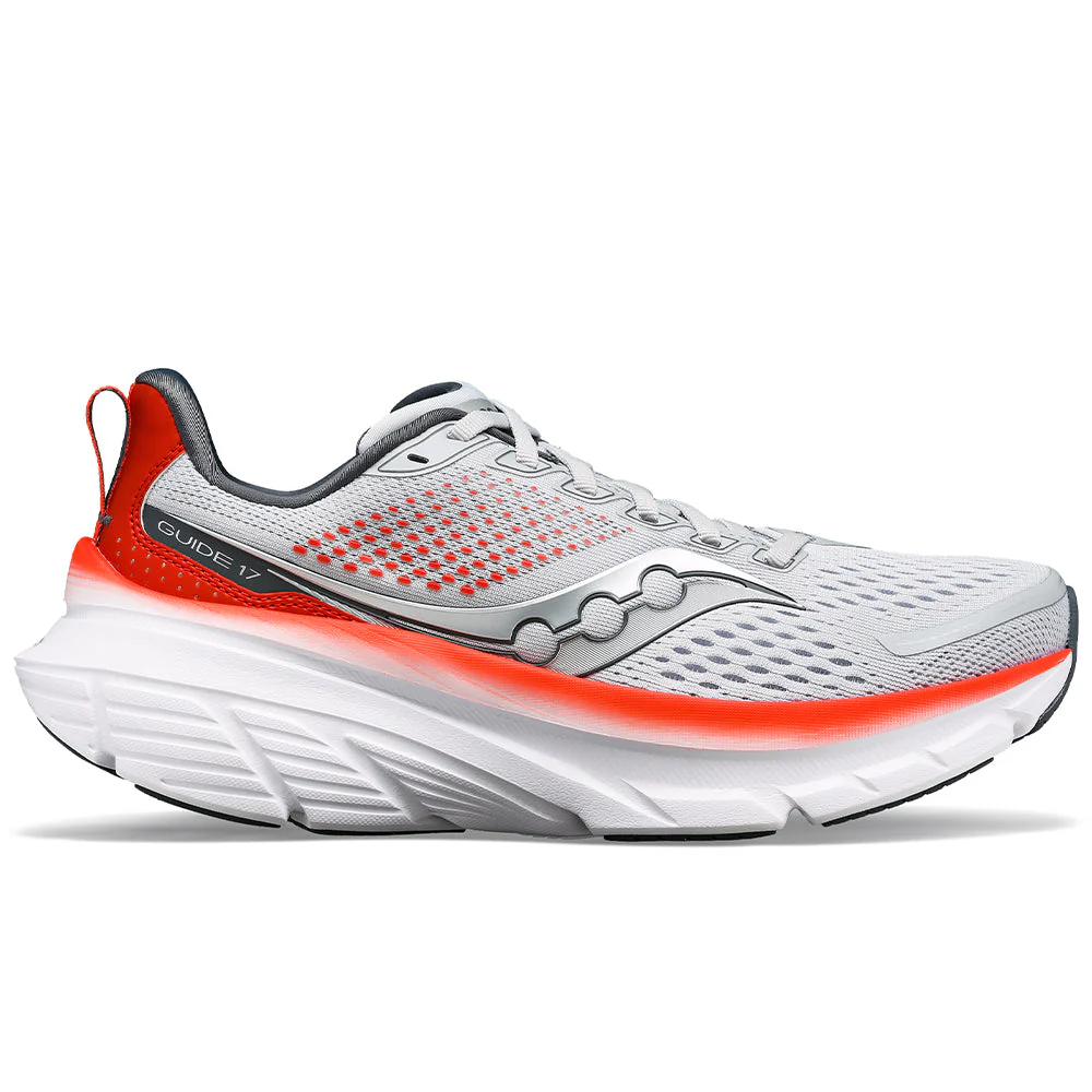 Women's Saucony Guide 17, Cloud/Cayenne, 9 B Medium