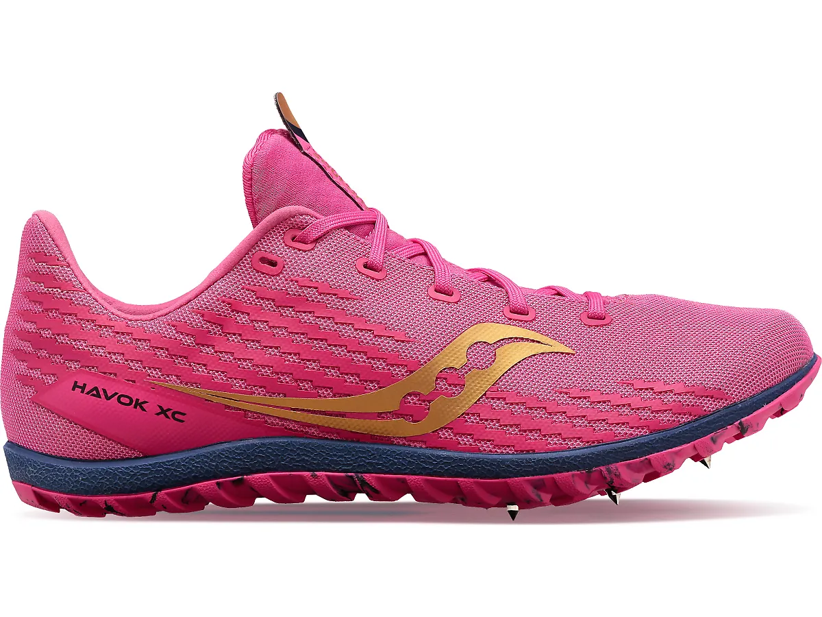 Women's Saucony Havok XC 3, Prospect Quartz, 5.5 B Medium