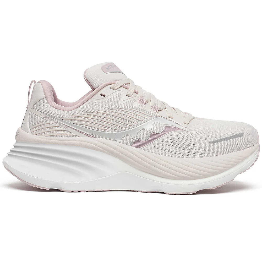 Women's Saucony Hurricane 24, Moon, 8 B Medium