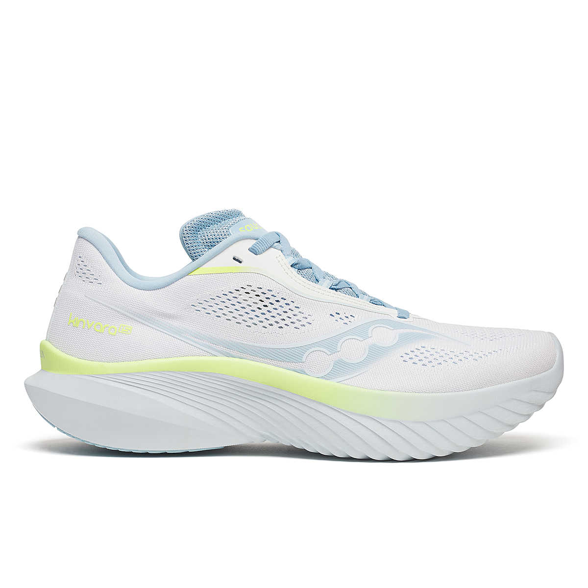 Women's Saucony Kinvara 15, White/Icemelt, 7 B Medium