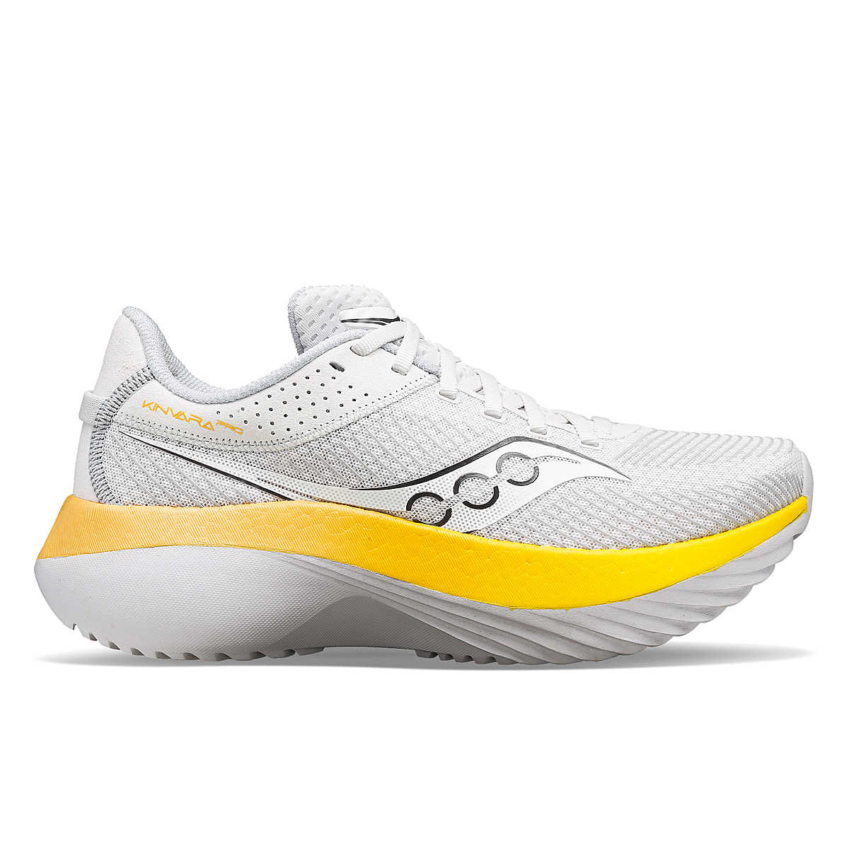 Women's Saucony Kinvara Pro, Fog/Vizigold, 7.5 B Medium