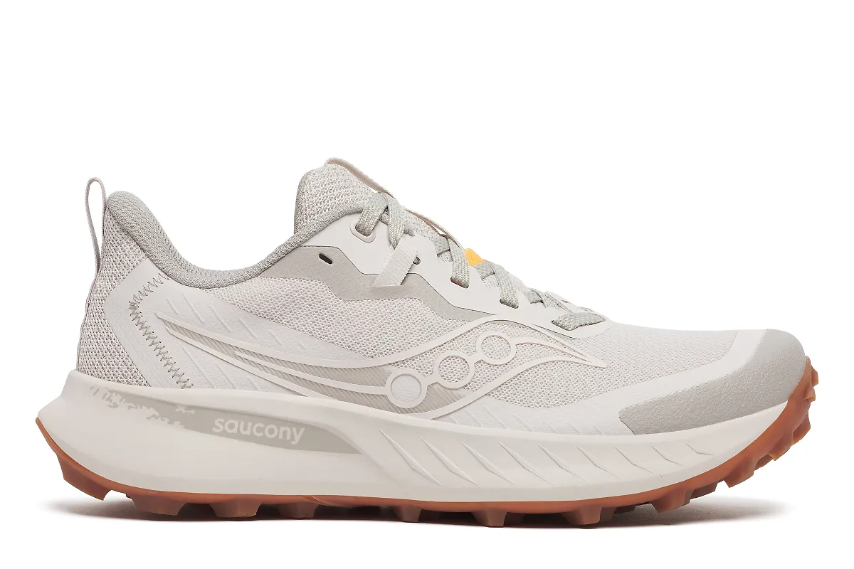Women's Saucony Peregrine 14, Fog/Gum, 8.5 B Medium