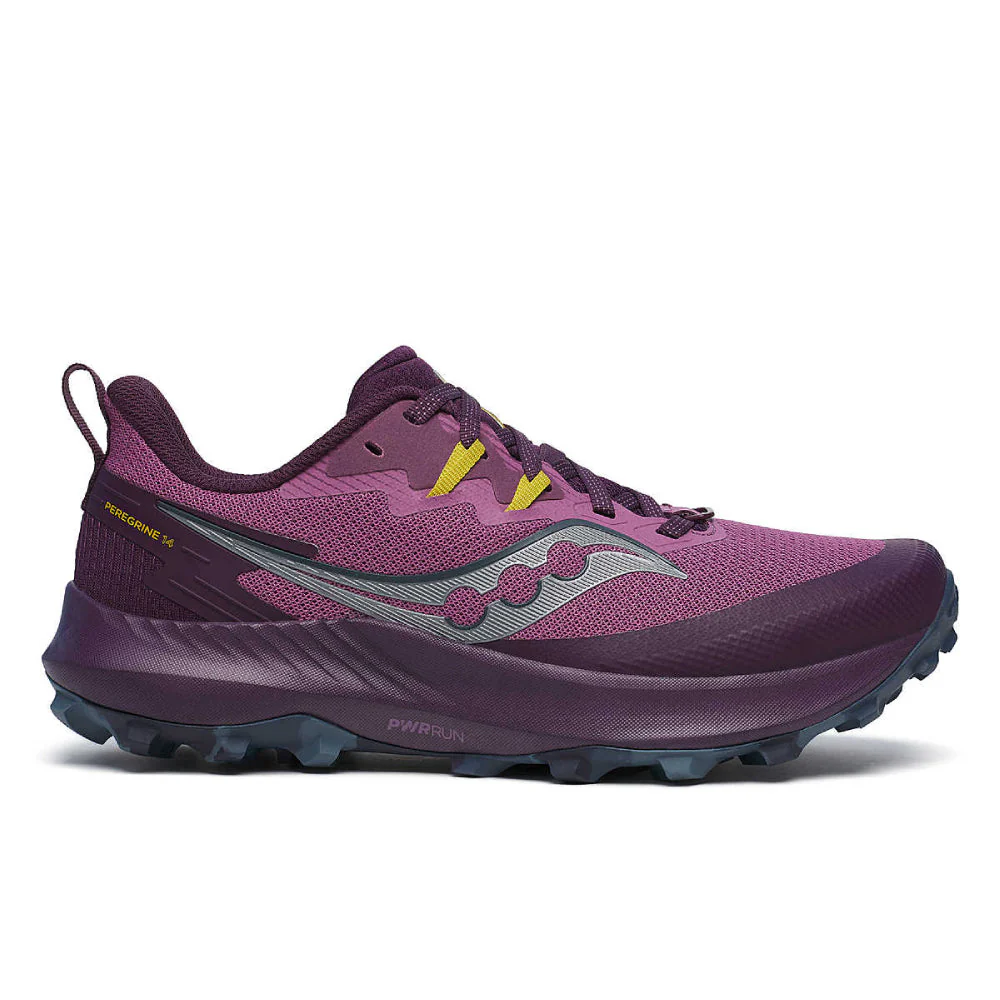 Women's Saucony Peregrine 14, Plum/Eggplant, 6.5 B Medium