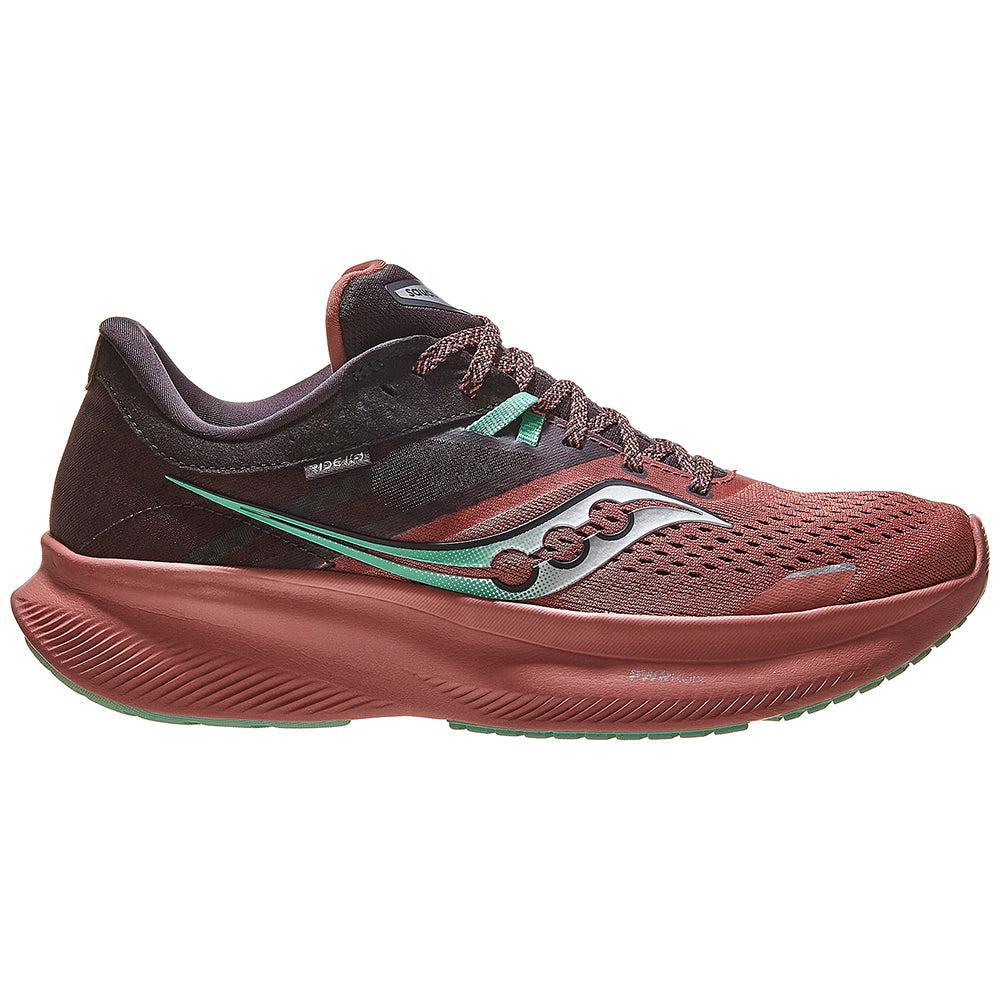 Women's Saucony Ride 16, Soot/Basalt, 11 B Medium