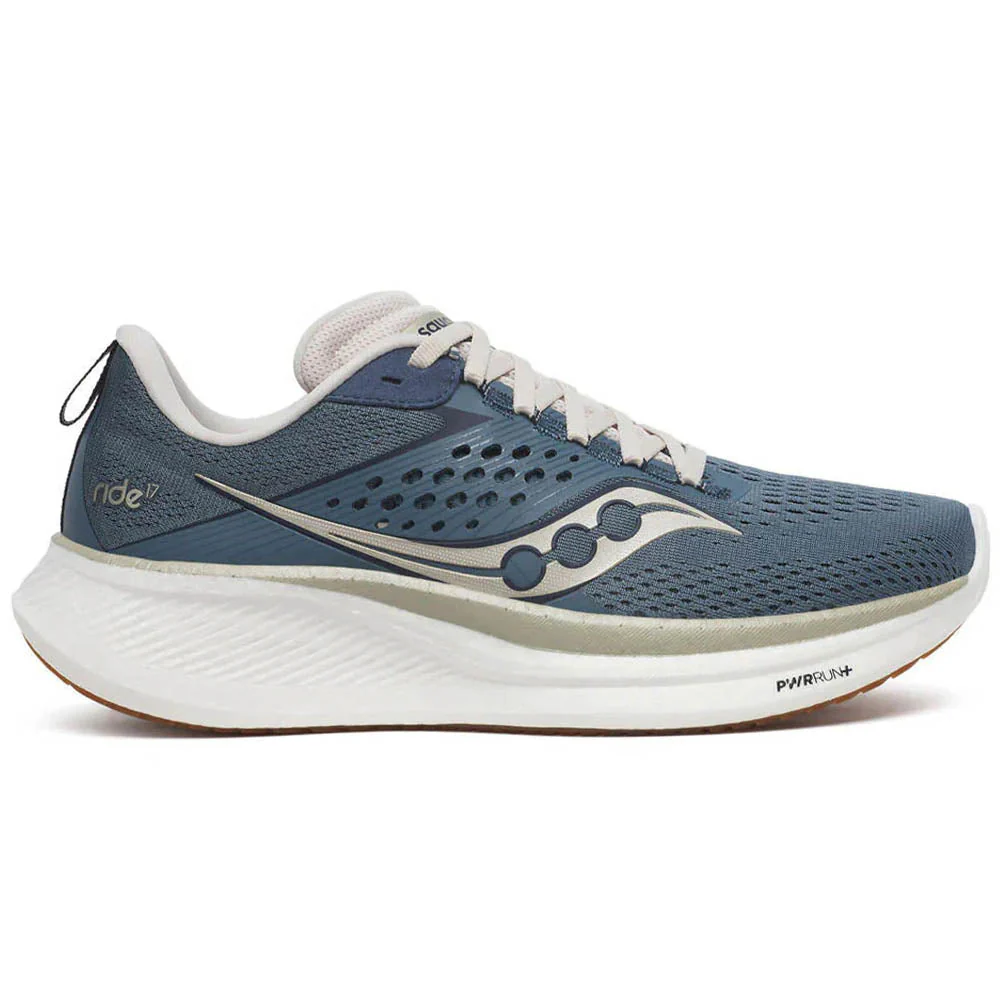 Women's Saucony Ride 17, Mirage/Gum, 5.5 B Medium