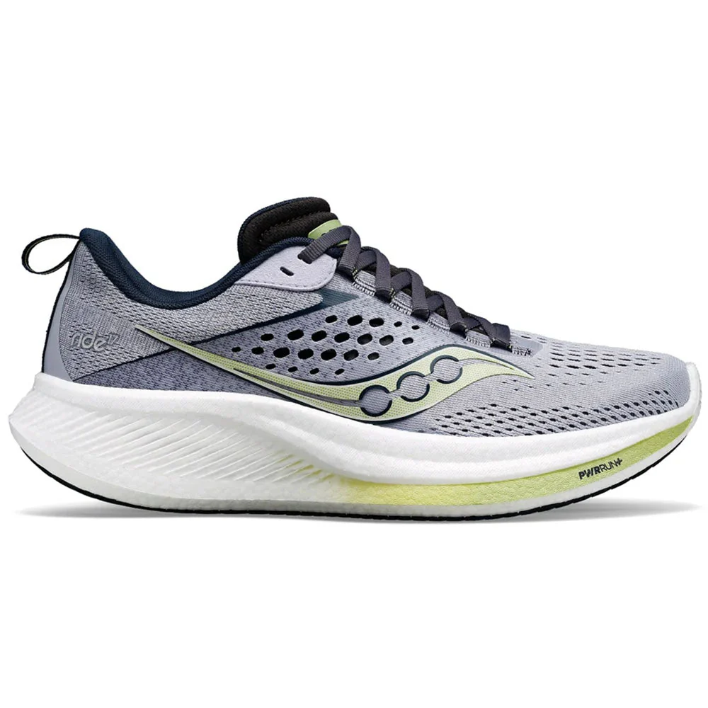 Women's Saucony Ride 17, Iris/Navy, 9 D Wide