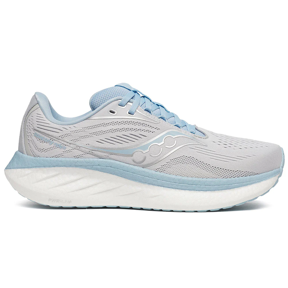 Women's Saucony Ride 18, Cloud/Dream, 7 D Wide