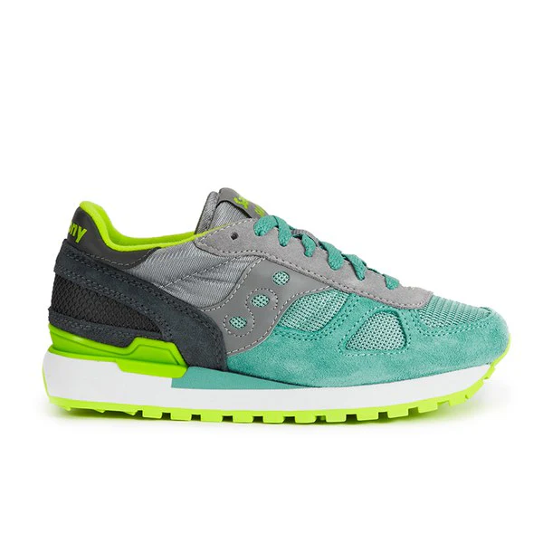 Women's Saucony Shadow Original, Light Grey/Light Green, 7.5 B Medium