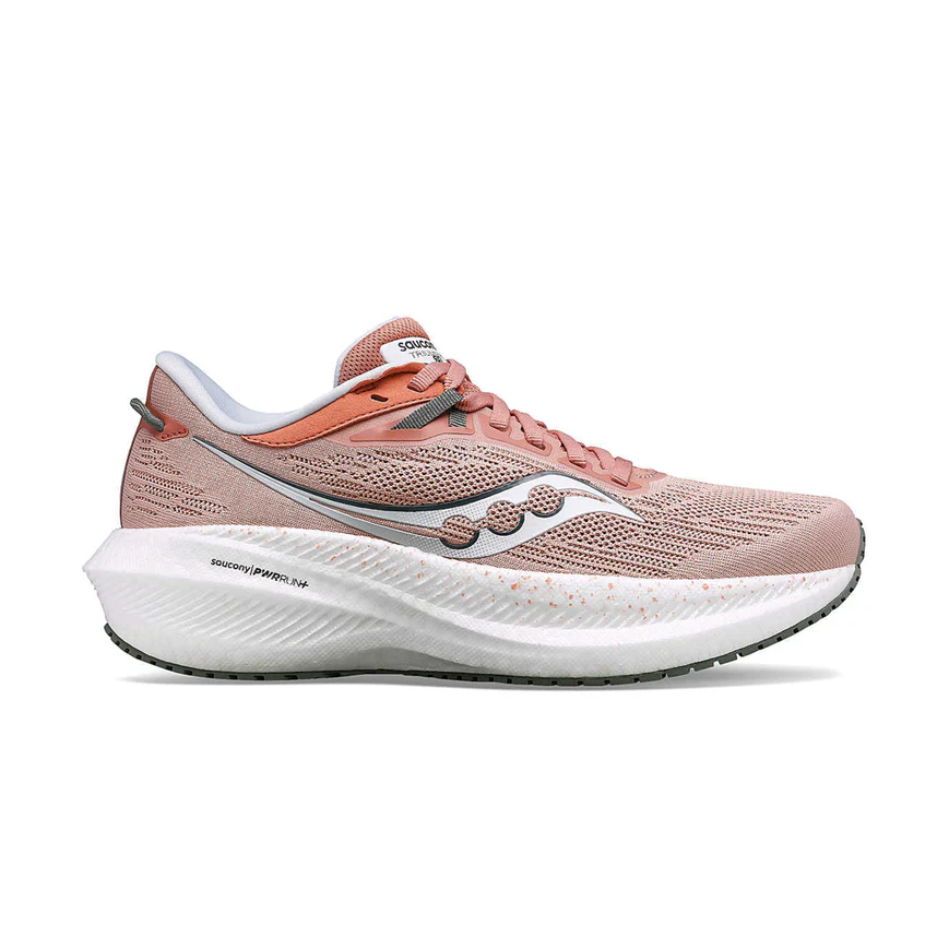 Women's Saucony Triumph 21, Lotus/Bough, 9 B Medium