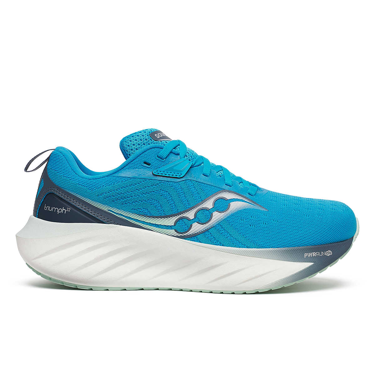 Women's Saucony Triumph 22, Viziblue/Dusk, 11 B Medium