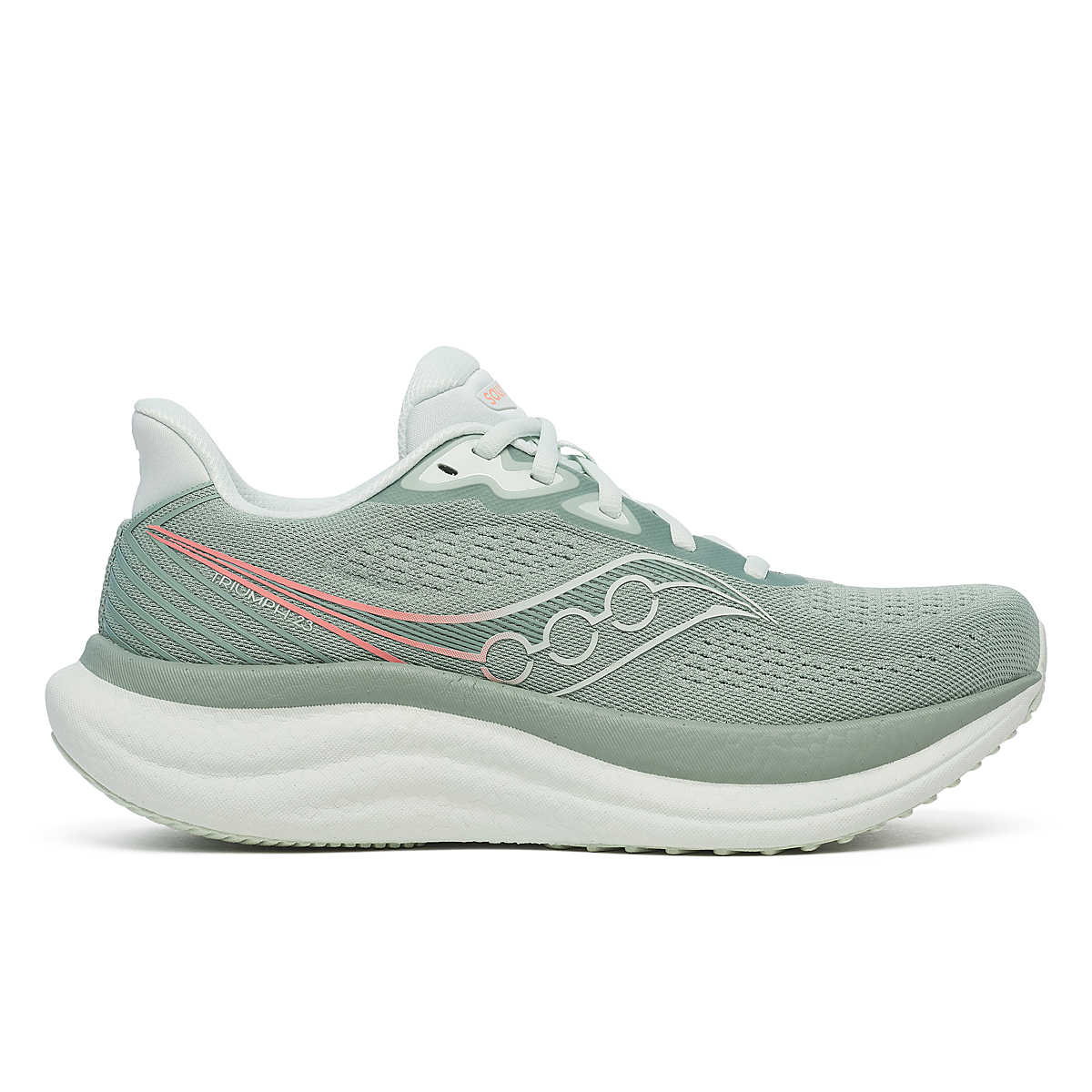 Women's Saucony Triumph 23, Iceberg/Aloe, 8 B Medium