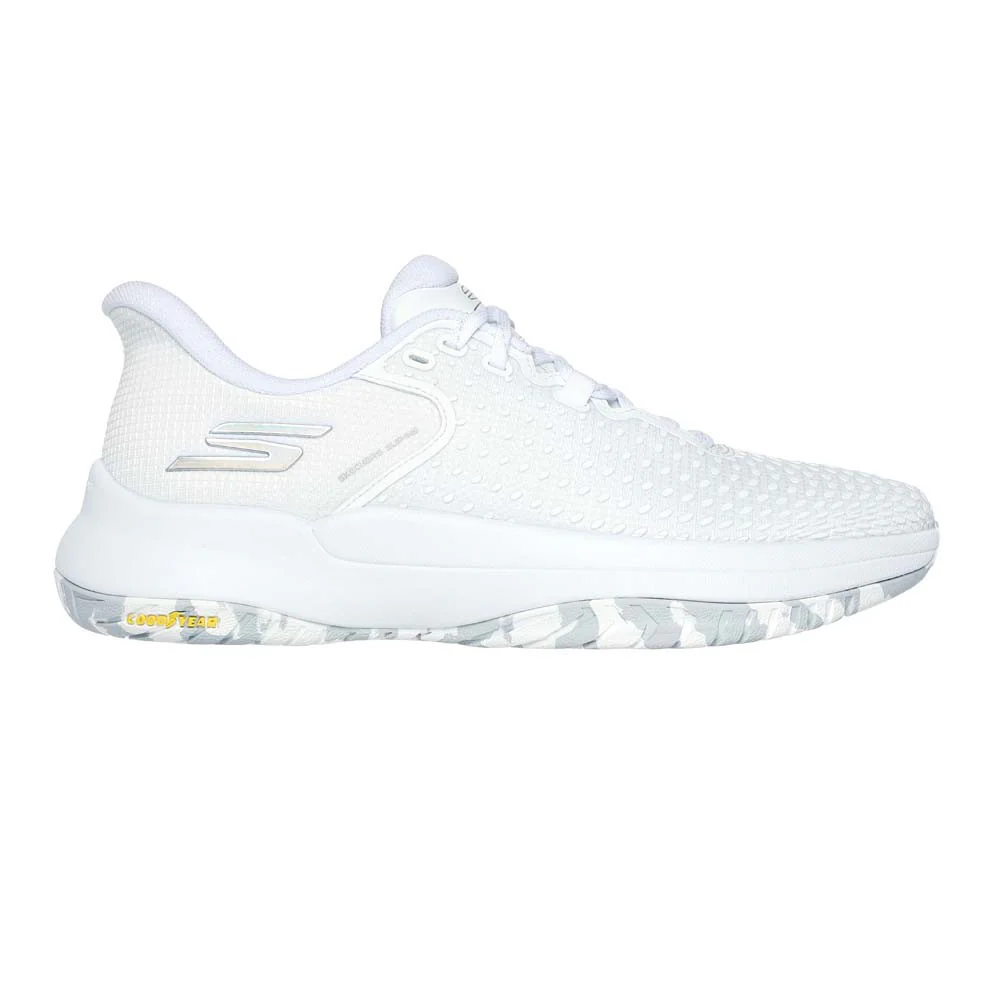 Women's Skechers Viper Court Elite, White, 9 B Medium