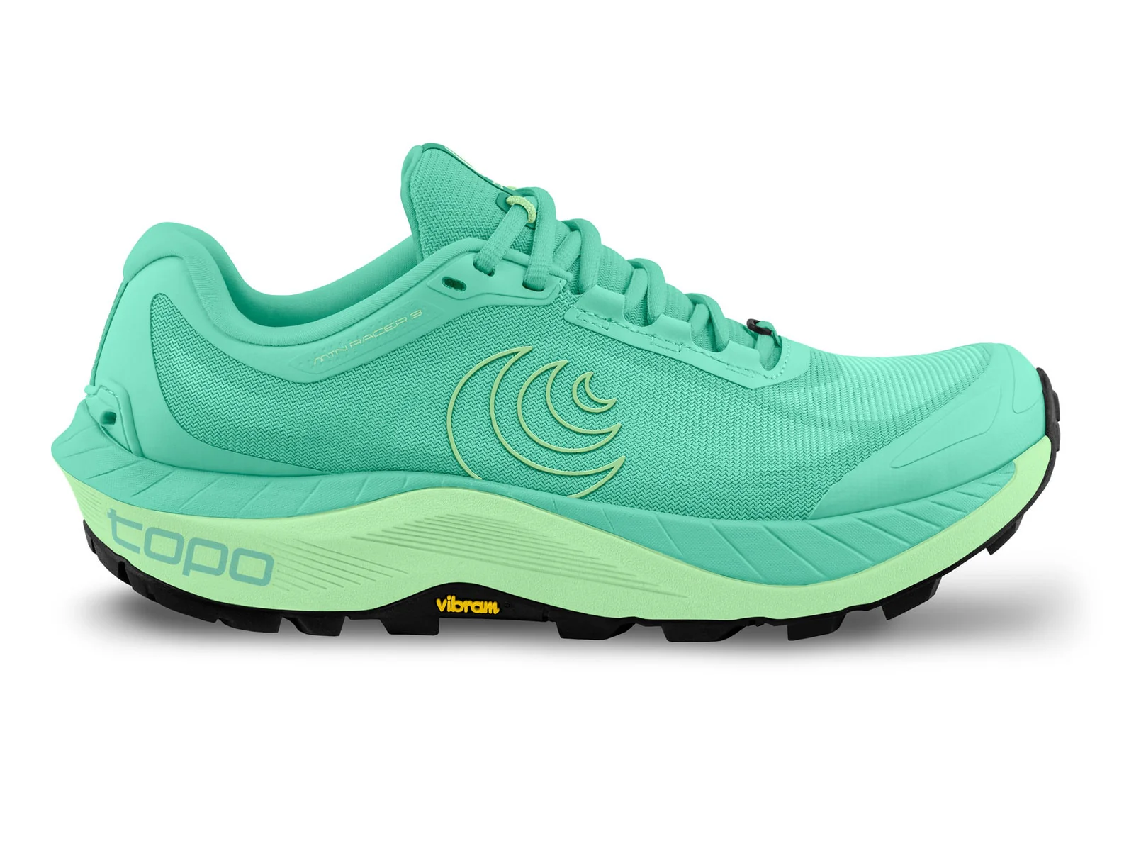 Women's Topo Athletic MTN Racer 3, Aqua/Teal, 8.5 B Medium