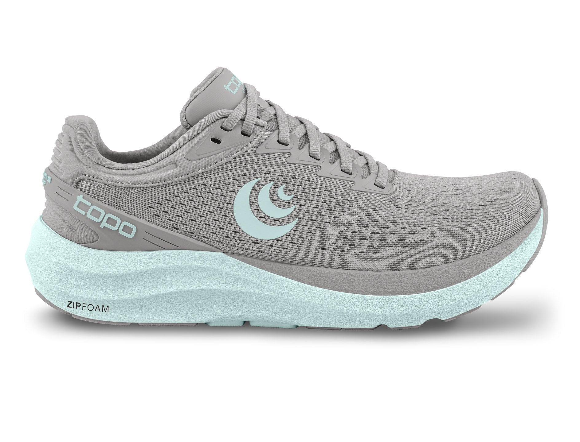 Women's Topo Athletic Phantom 3, Grey/Stone, 6 D Wide