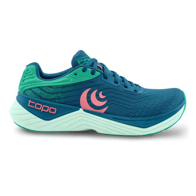Women's Topo Athletic Ultrafly 5, Blue/Aqua, 9.5 B Medium