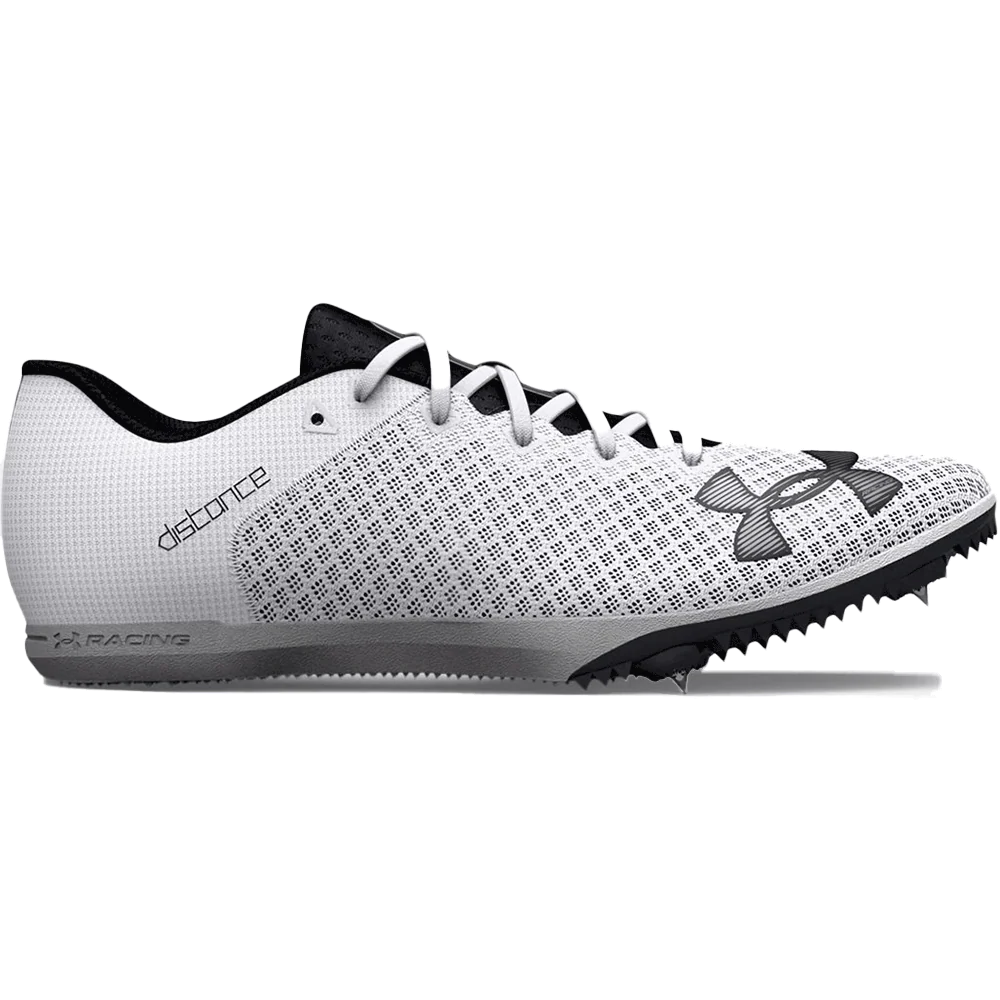 Women's Under Armour Kick Distance 4, White/Black, 9.5 B Medium