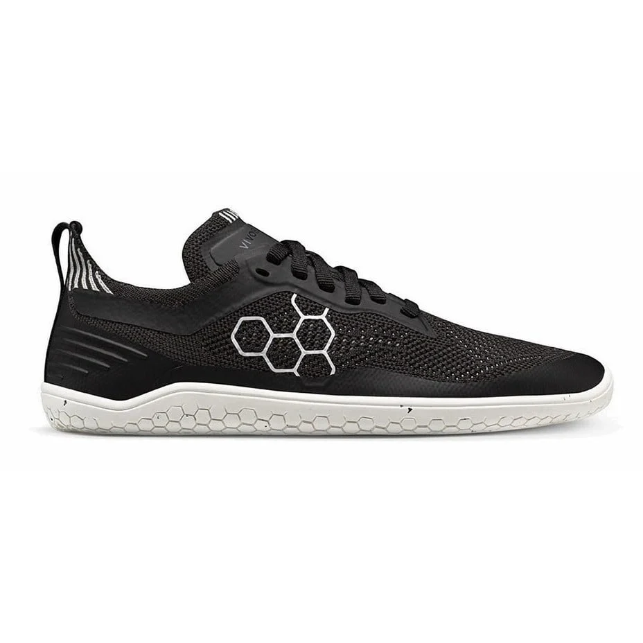 Women's Vivobarefoot Geo Racer Knit, Obsidian, 4.5 B Medium