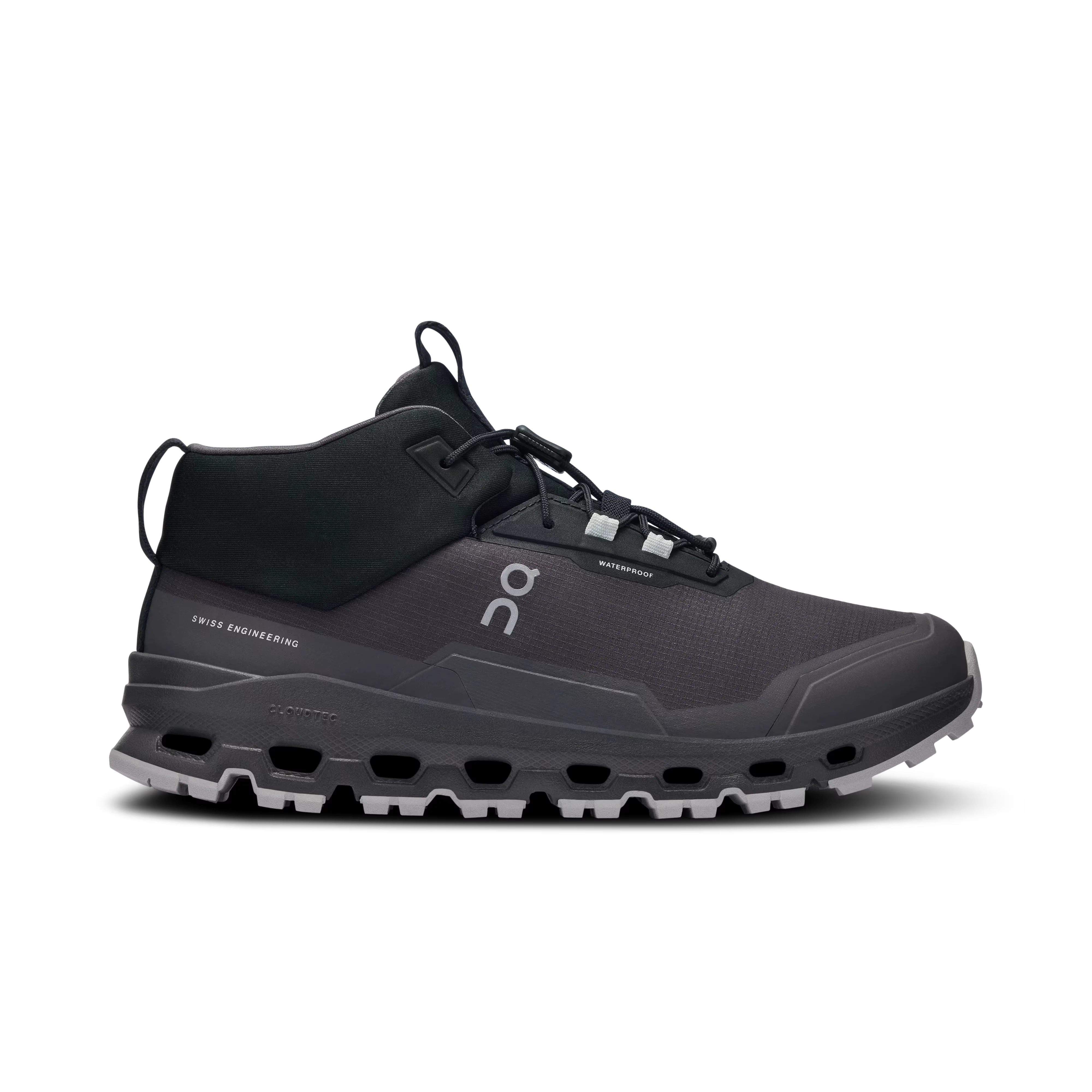 Youth On Cloudhero Mid Waterproof, Black/Eclipse