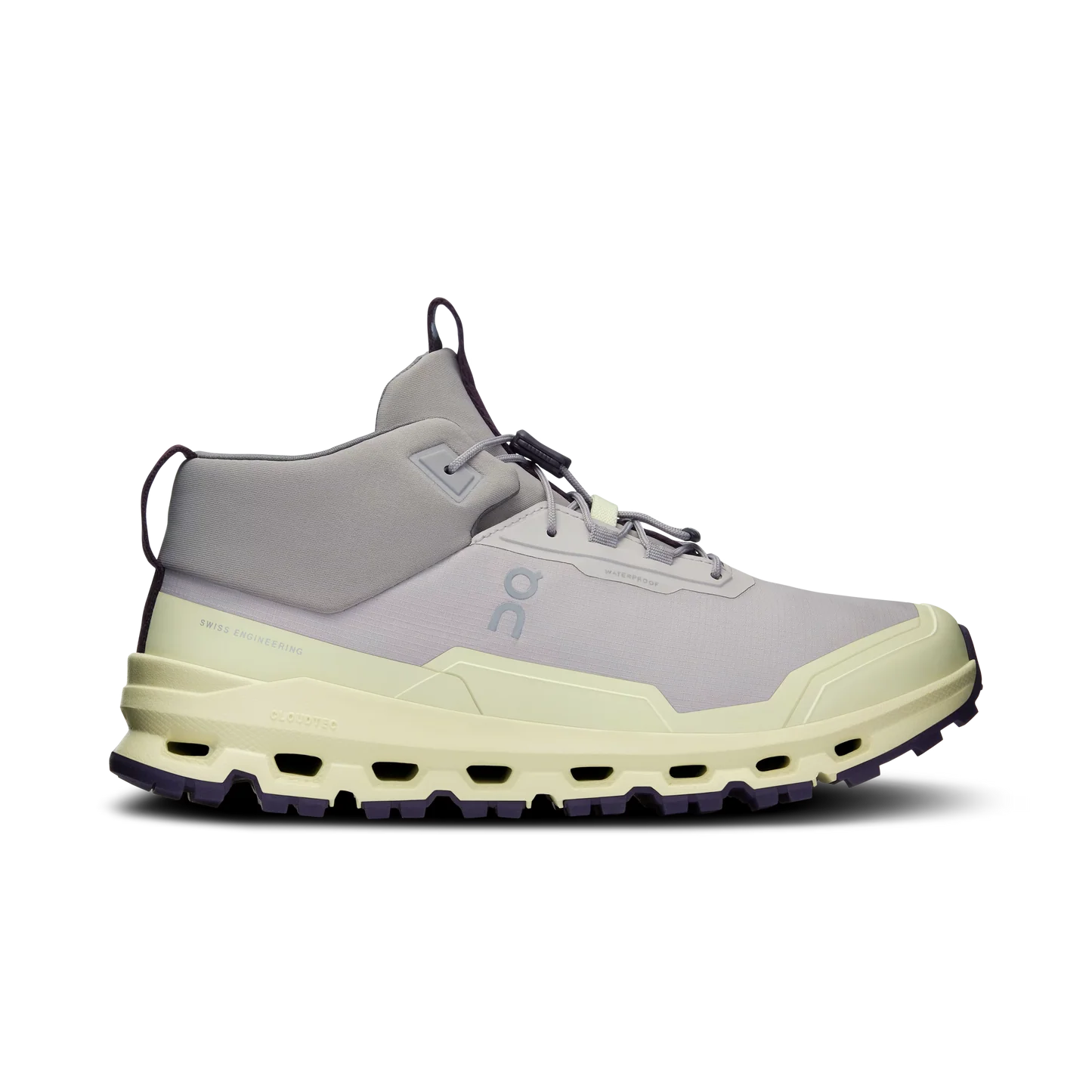 Youth On Cloudhero Mid Waterproof, Silver/Seedling